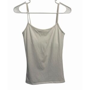 Vintage Y2K Victoria's Secret Cami Tank Top White Shelf Bra Fairy Size‎ Small